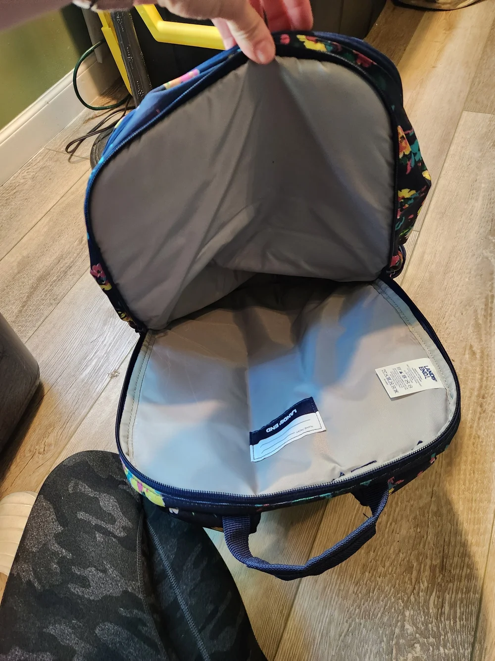 Floral Navy Women's Backpack